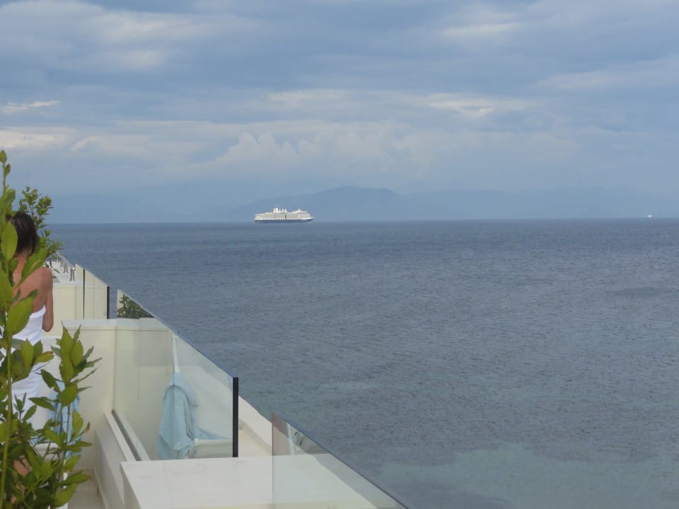 Ausblick vom Balkon Mon Repos Palace - Adults only