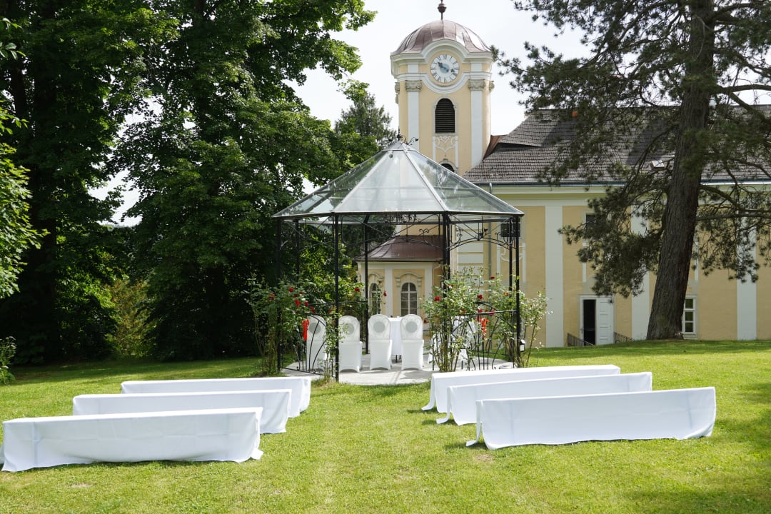 Gartenanlage Schlosshotel Rosenau