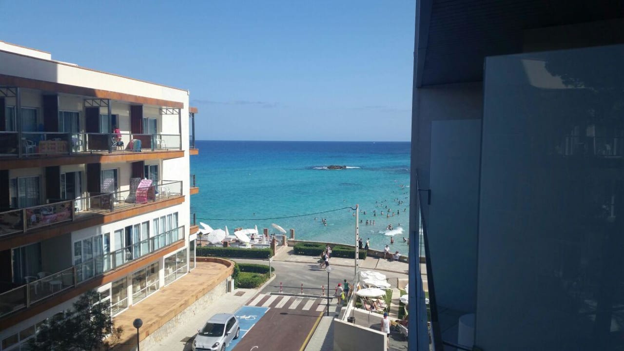 Seitlicher Meerblick von Zimmer 312 Son Moll Sentits Hotel & Spa