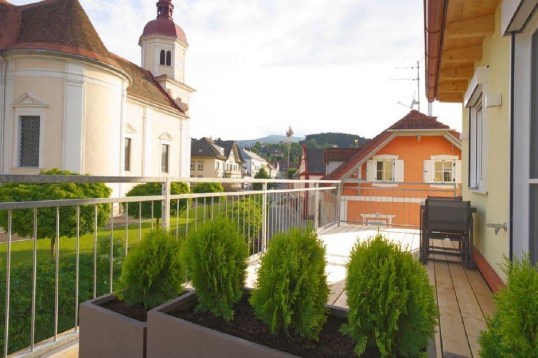 Ausblick Frühstückspension Athecada