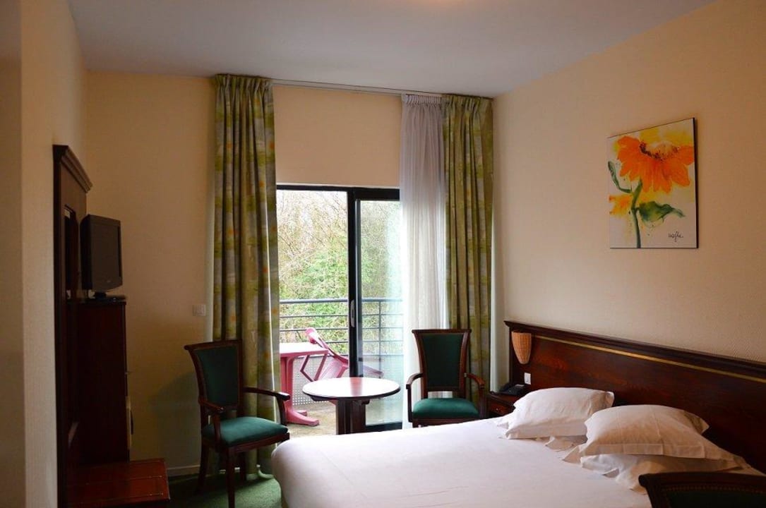 Chambre verte et blanche Hotel Marso