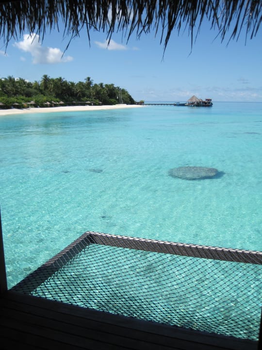 Hängematte am neuen Wasserbungalow Sun Siyam Vilu Reef