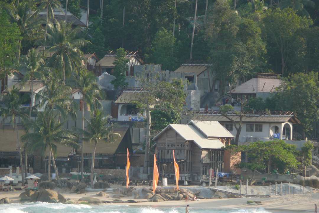 Stonecity vom Strand aus Panviman Resort Koh Phangan