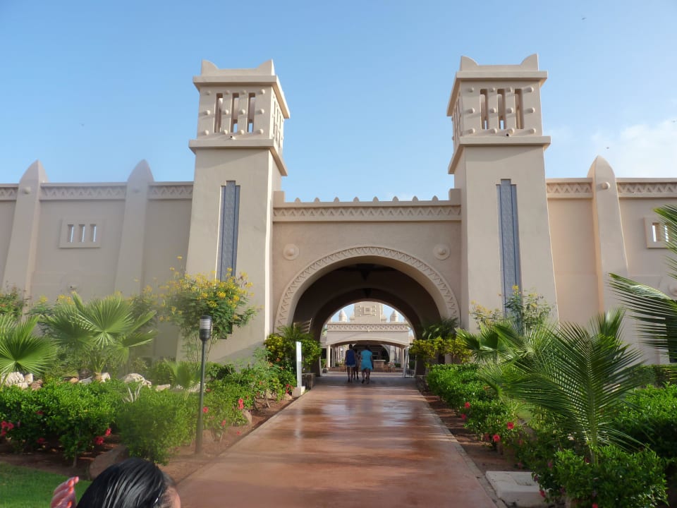 Auf dem Weg zur "Kantine" Hotel Riu Touareg