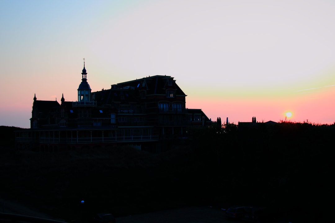 Ausblick vom Balkon in Richtung Dünen Hotel Nehalennia