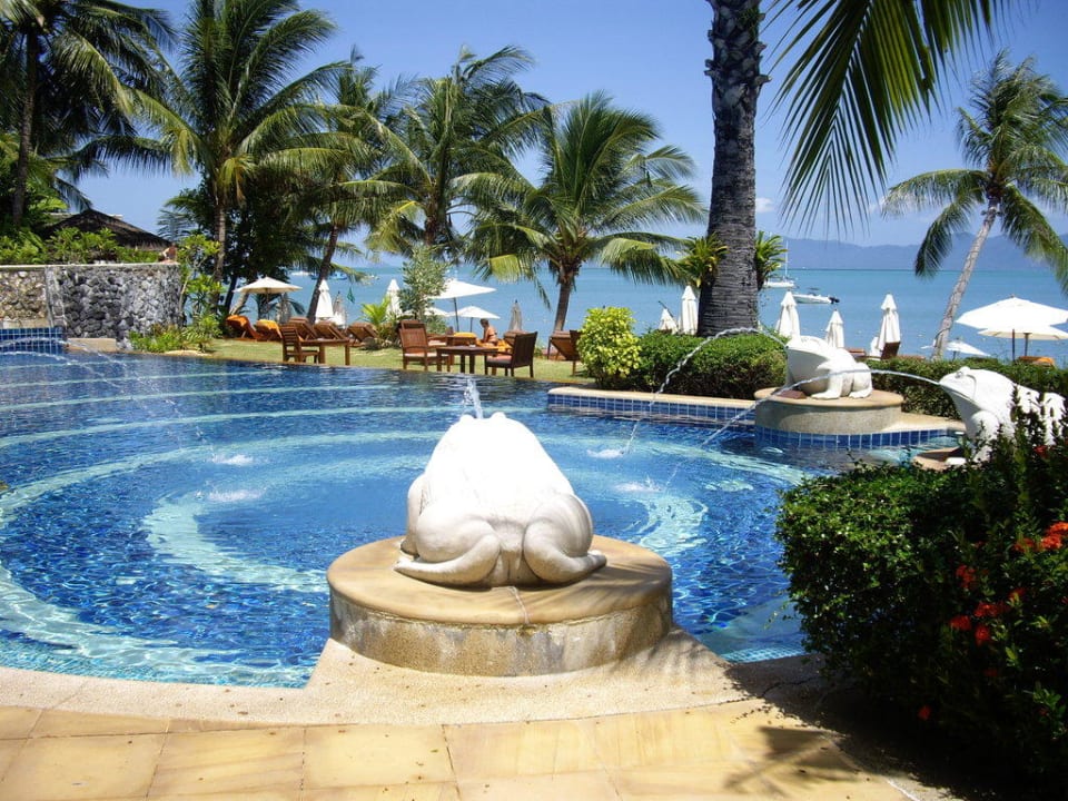 Pool und Hotelstrand Bandara Spa Resort & Pool Villas, Samui
