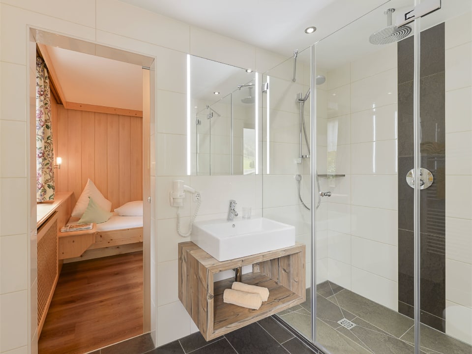 Einzelzimmer, Bad Pension Widderstein