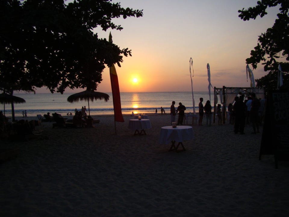 Cocktailabend am Strand Hotel Keraton Jimbaran Resort