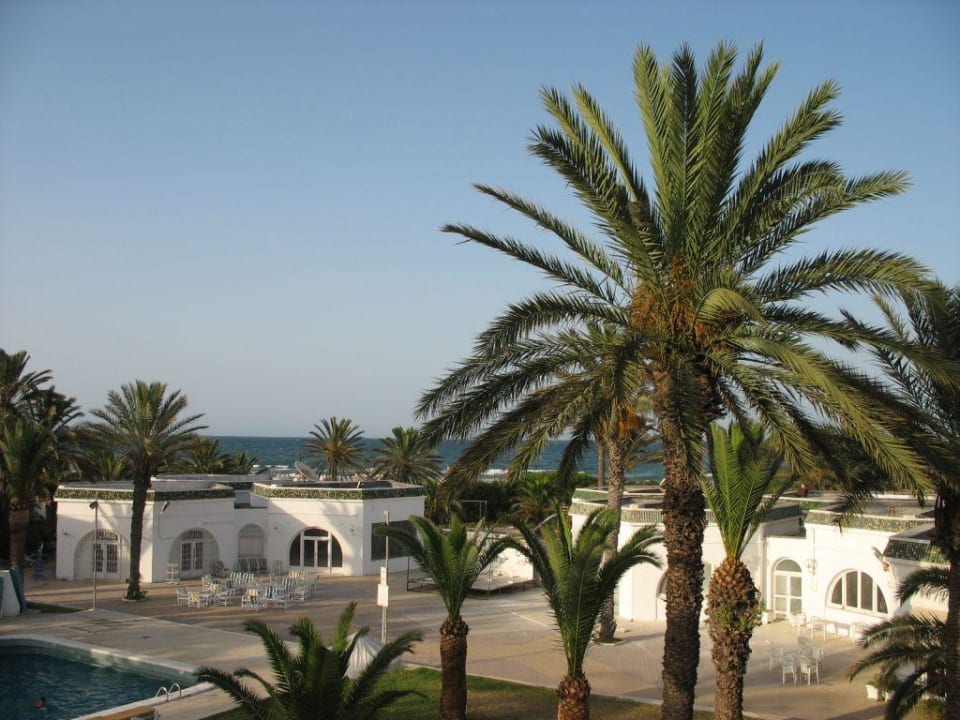 Widok na ogród i morze Hotel Marhaba Club