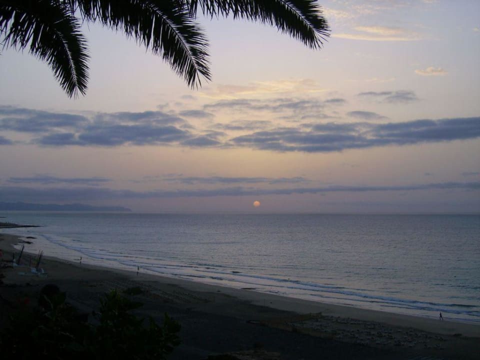 Sonnenaufgang in Hotelanlage Club Jandia Princess