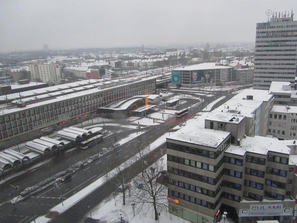 Ausblick aus dem 13. Stockwerk Mercure Hotel Bochum City