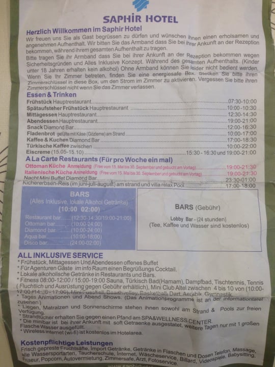 Sonstiges Saphir Hotel & Villas