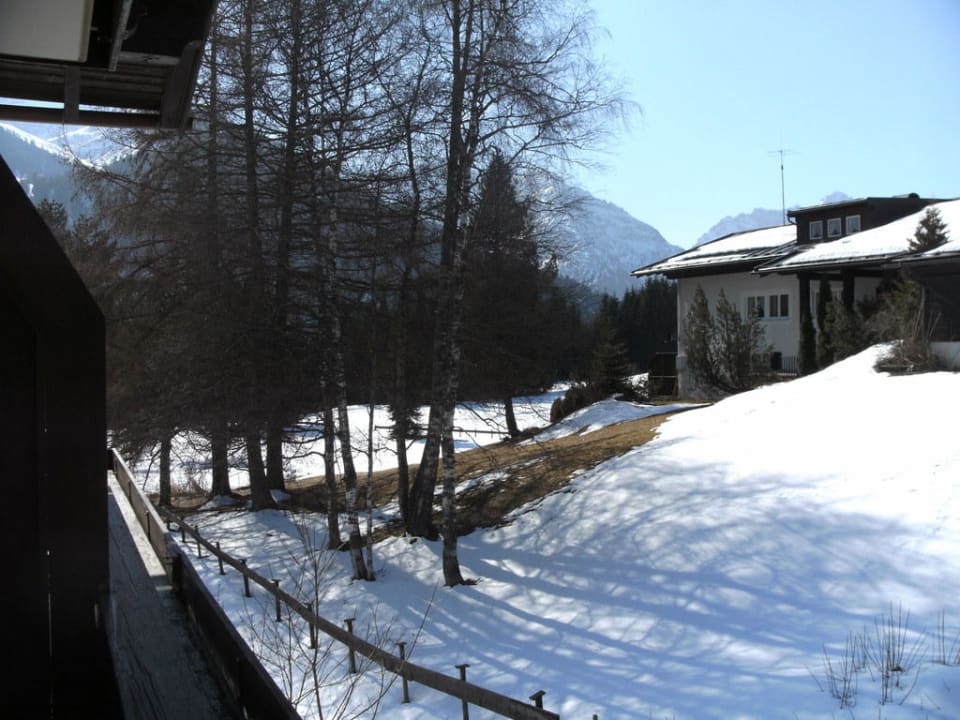Aussicht vom Balkon Landhaus Helga