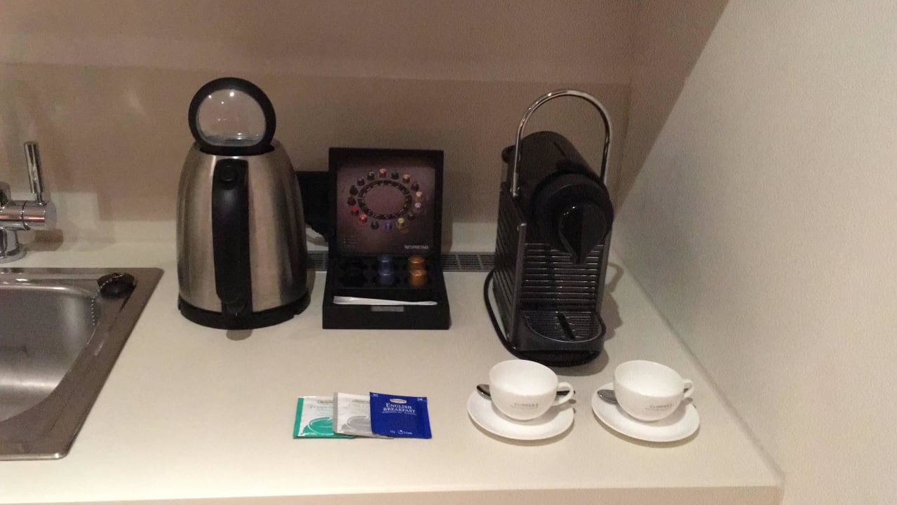 Einbauküche- Kaffeebereich Clipper Boardinghouse Hamburg-Holzhafen