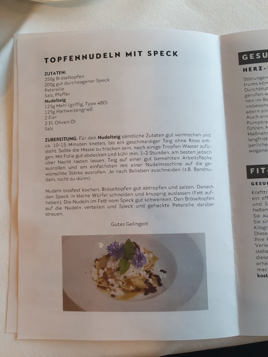 Gastro Reduce Hotel Vital Bad Tatzmannsdorf