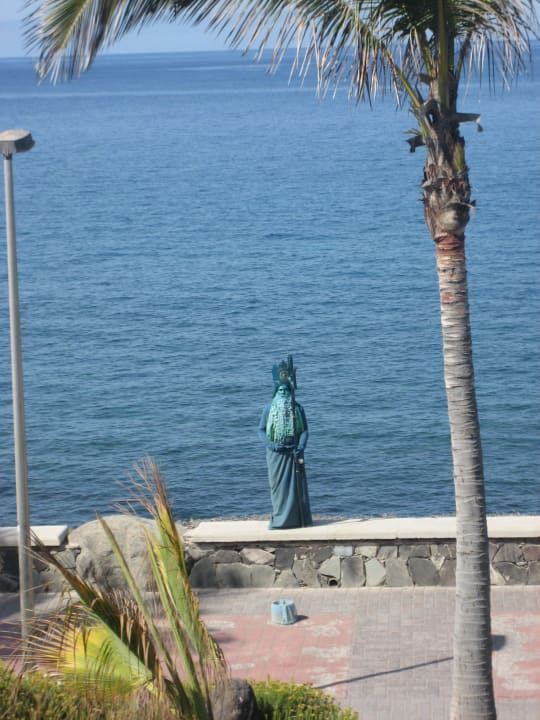 Poseidon vom Frühstückstisch fotografiert Hotel Riu Gran Canaria
