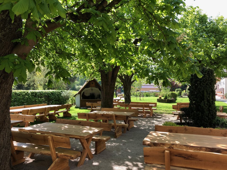 Gartenanlage Hotel Lindenhof Hubmersberg