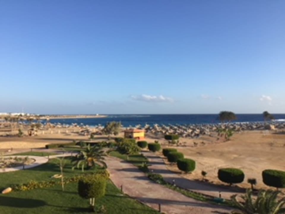 Ausblick Malikia Resort Abu Dabbab