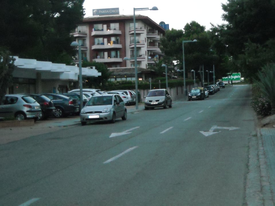 Vom Strand kommend Hotel Pabisa Chico