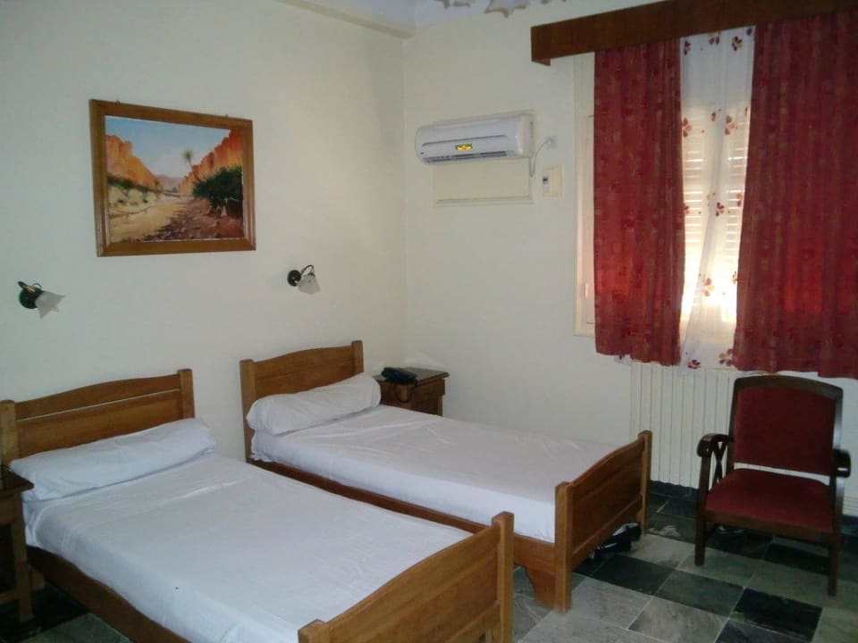 Betten und Klimaanlage Hotel Hydra