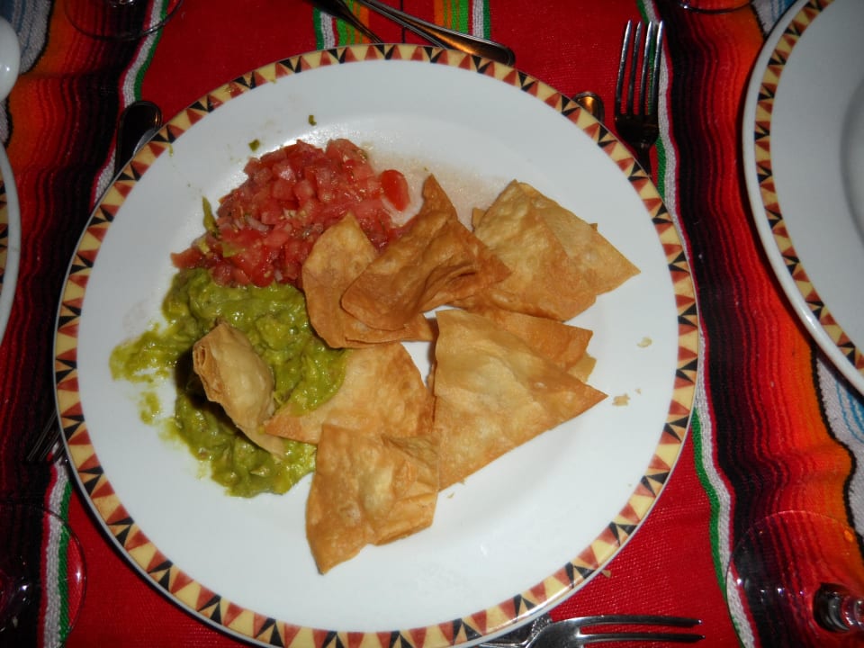 Vorspeise beim Mexicaner Dreams La Romana Resort & Spa