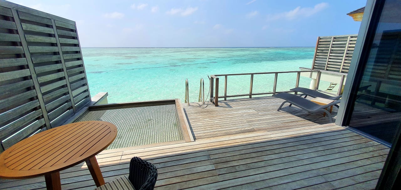 Ausblick Le Meridien Maldives Resort & Spa