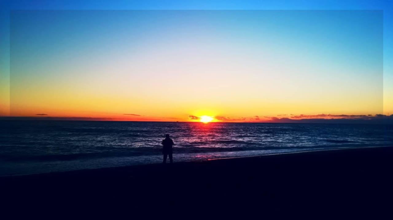 Sonnenuntergang. Starlight Resort Hotel