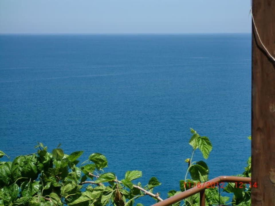 Ausblick von unserer Terrasse Ormos Atalia Village