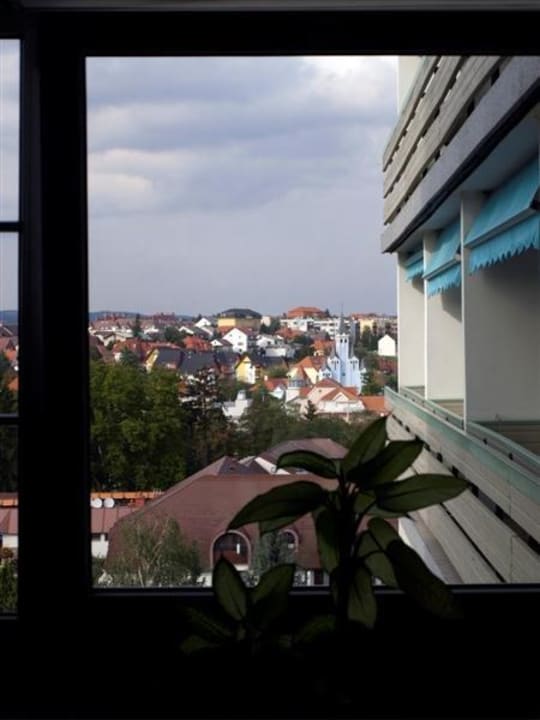 Blick aus dem Fenster Ensana Thermal Hévíz