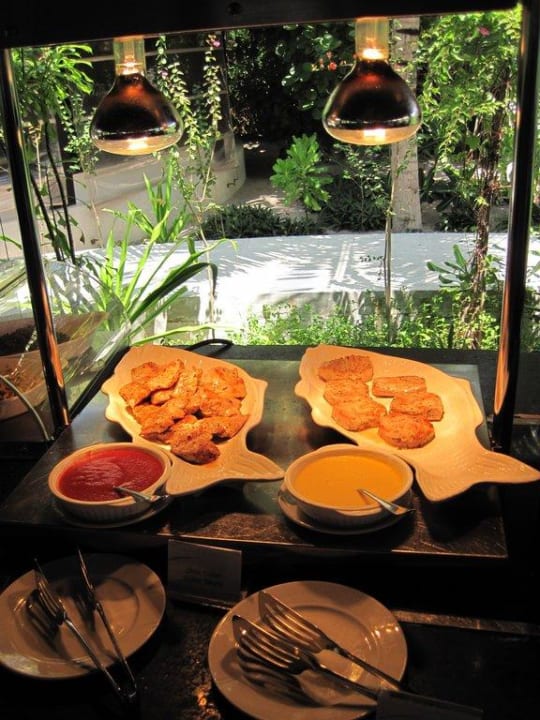 Pre-broiled fish Sun Siyam Iru Fushi