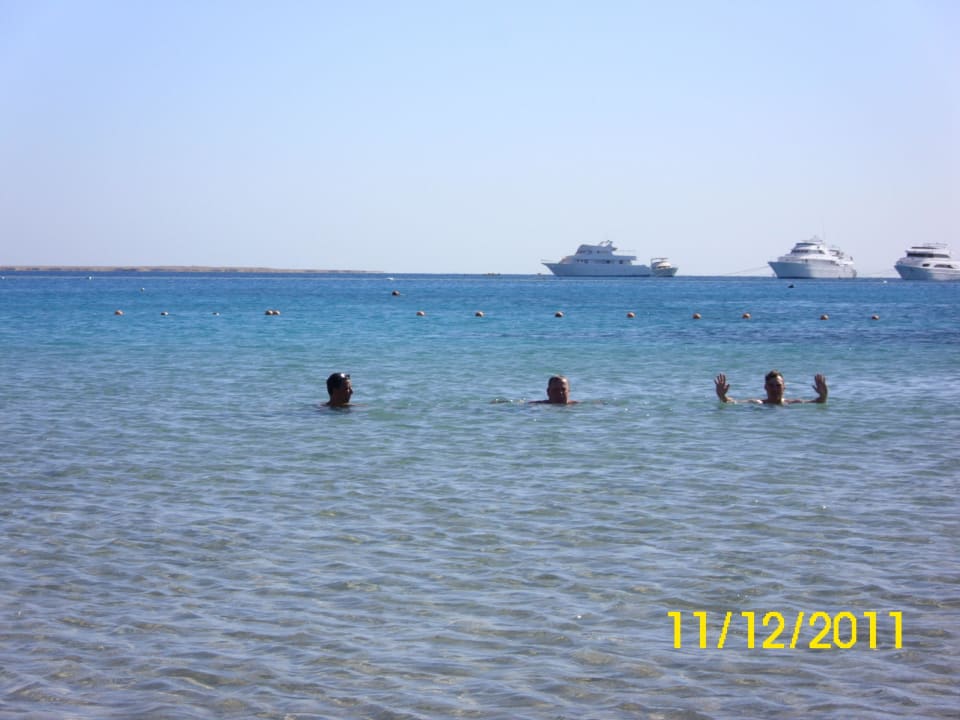 Im Meer wars wärmer als am Strand Giftun Azur Resort