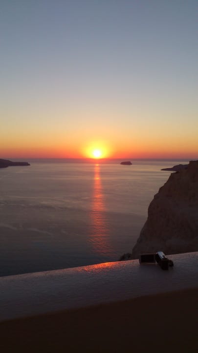 Sonnenuntergang Lilium Santorini Hotel