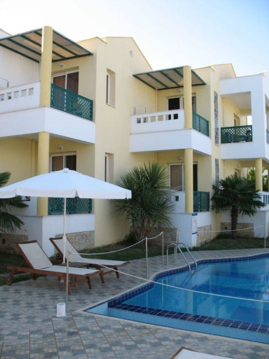 Hotelzimmer und Pool Hotel Aegean Sun