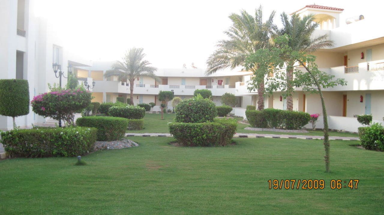 Blick in den Hof 4000er Block Pickalbatros Dana Beach Resort - Hurghada