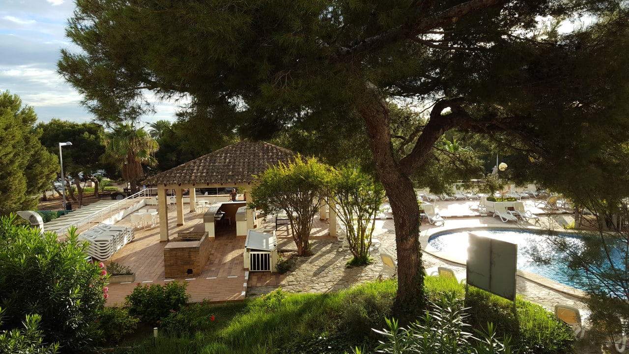 Blick vom Balkon Aparthotel Houm Plaza Son Rigo