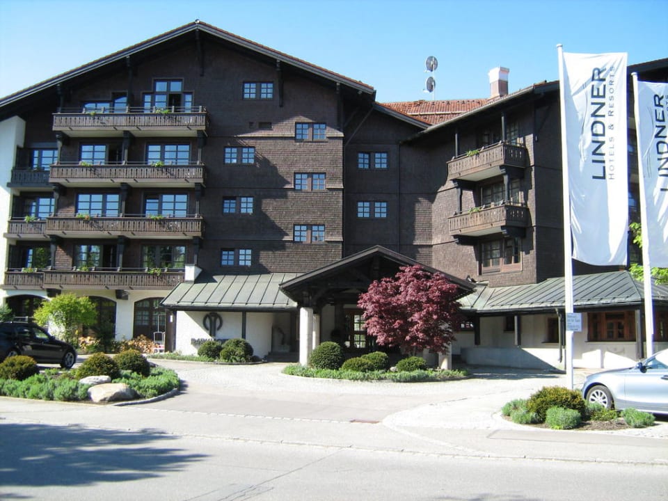 Hoteleingang Parkhotel Oberstaufen