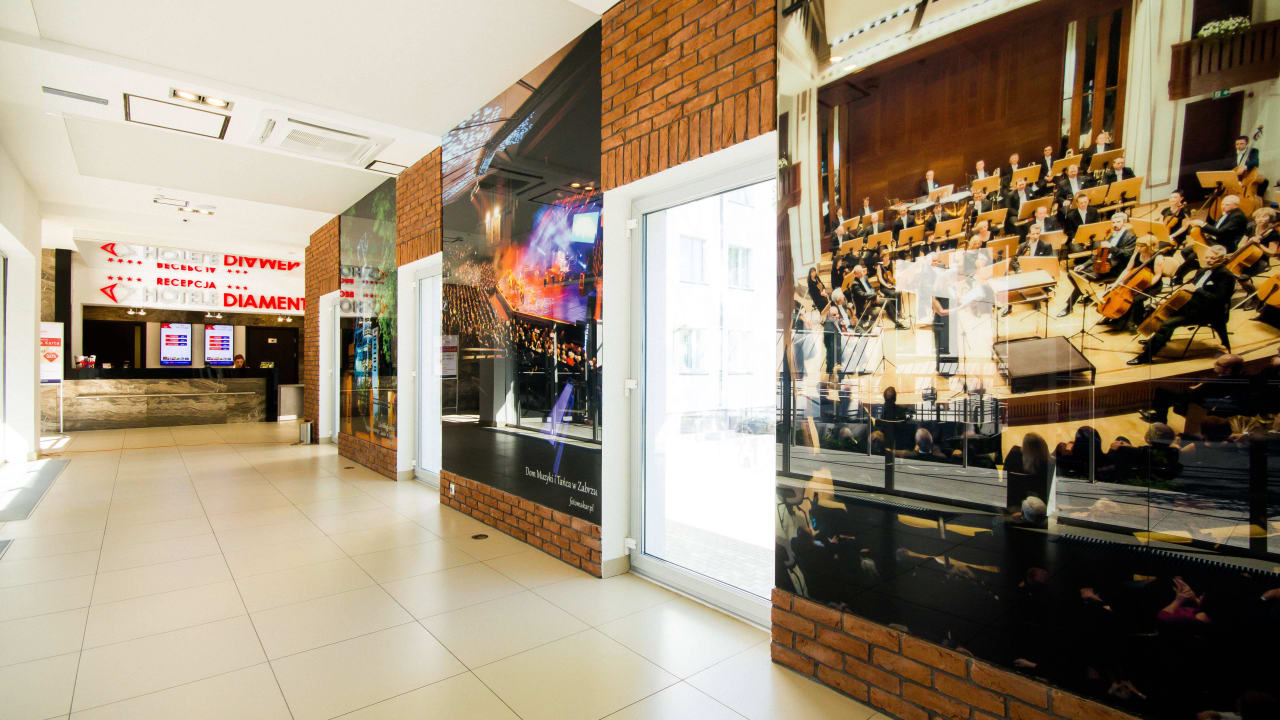 Lobby Hotel Diament Zabrze