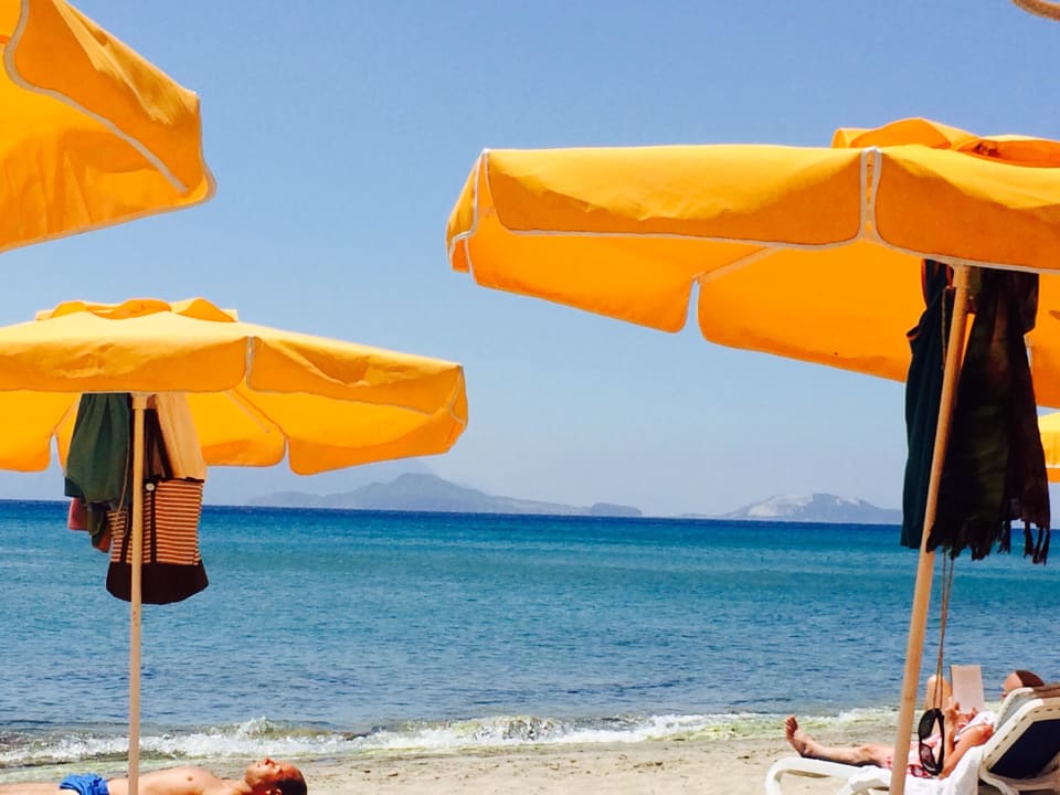 Schöner Strand Lagas Aegean Village