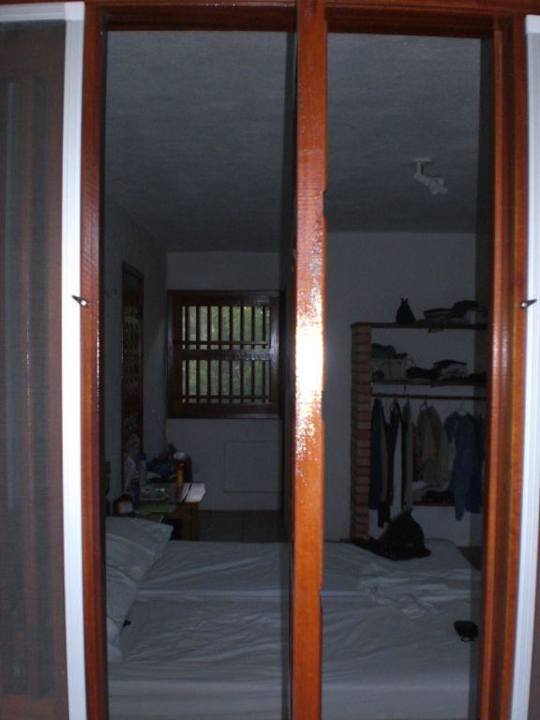 Unsere Luftschlitze vom Fenster in Zimmer rein Hotel Pousada Tropical Wind