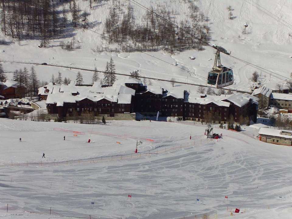 Club von oben (Skipiste) Club Med Val d'Isere