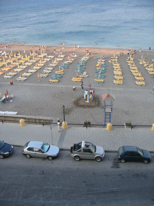Blick aus dem Zimmer Ostseite Ibiscus Hotel Rhodos