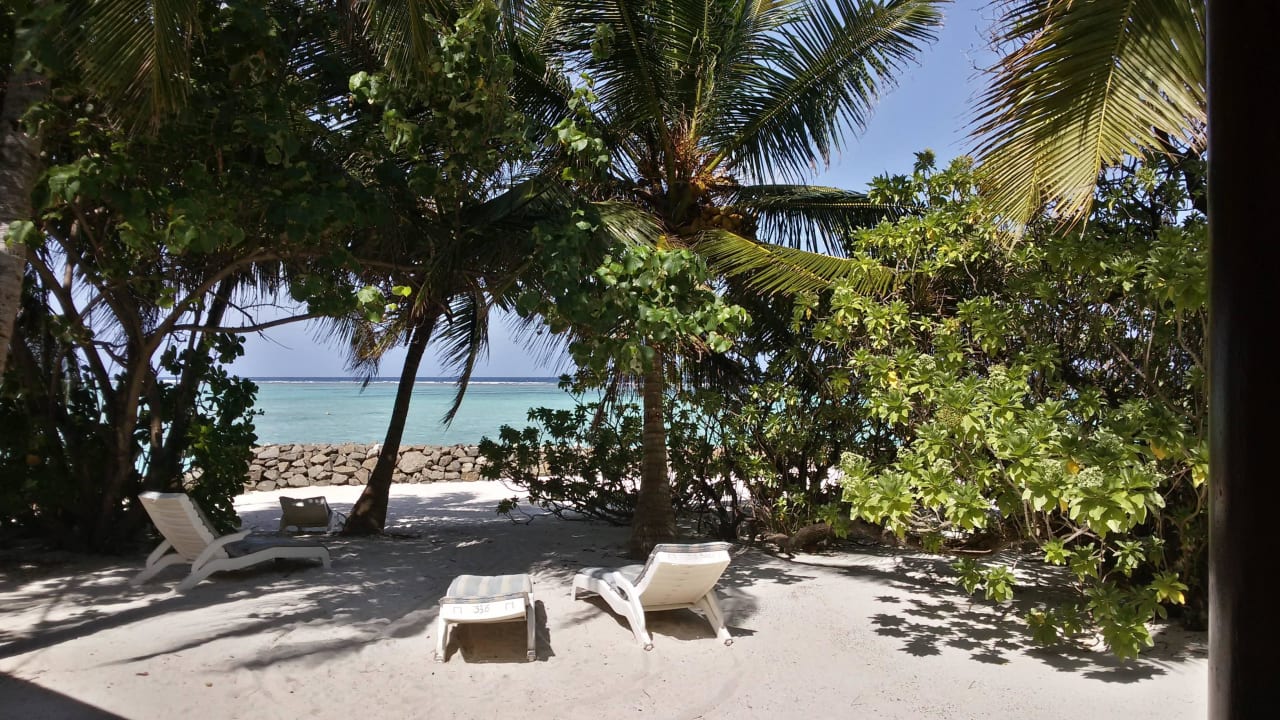 Von der Terrasse Bungi 380 Summer Island Maldives