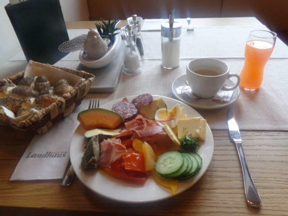 Schönes überwältigendes Frühstück Ratscher Landhaus