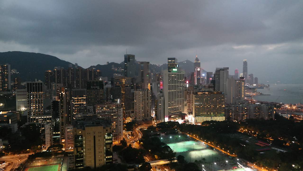 Ausblick Metropark Hotel Causeway Bay Hong Kong