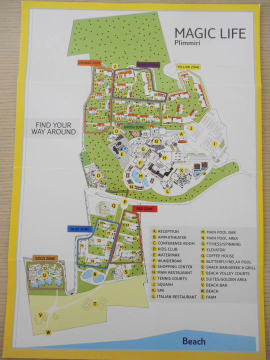 Übersichtsplan Atlantica Plimmiri