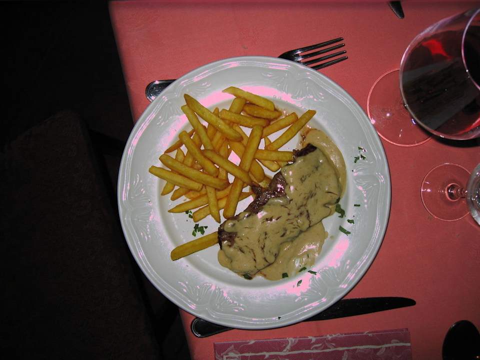 Hauptgang beim Abendessen Hotel Krone