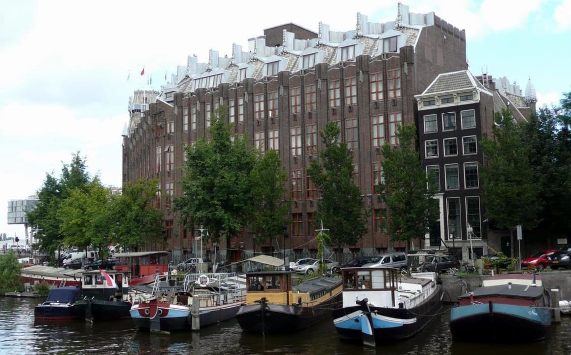 From the canal Grand Hotel Amrâth Amsterdam