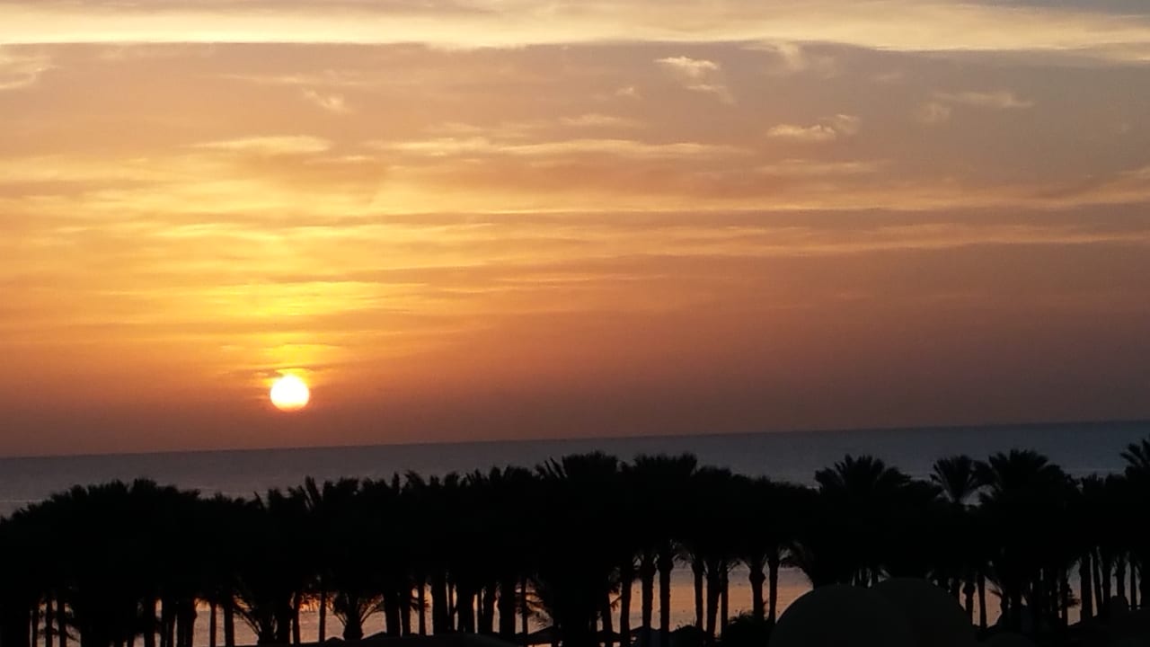 Sonnenaufgang Blick vom Zimmer Makadi Palace