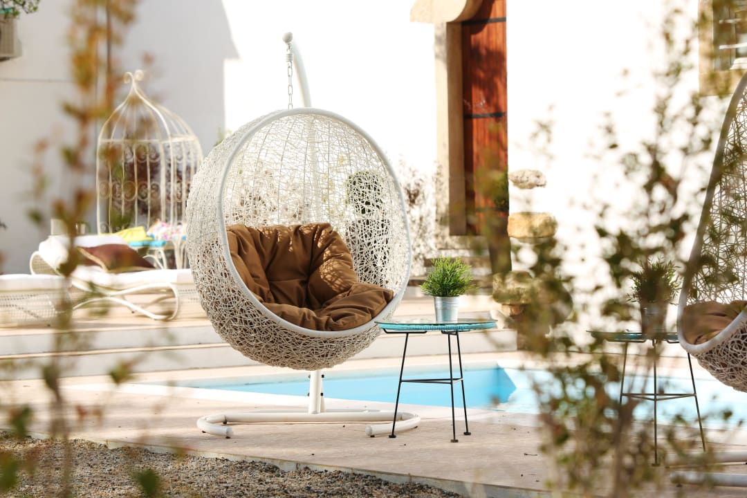 Exterior swimming pool Apartments Aldear Turismo Rural