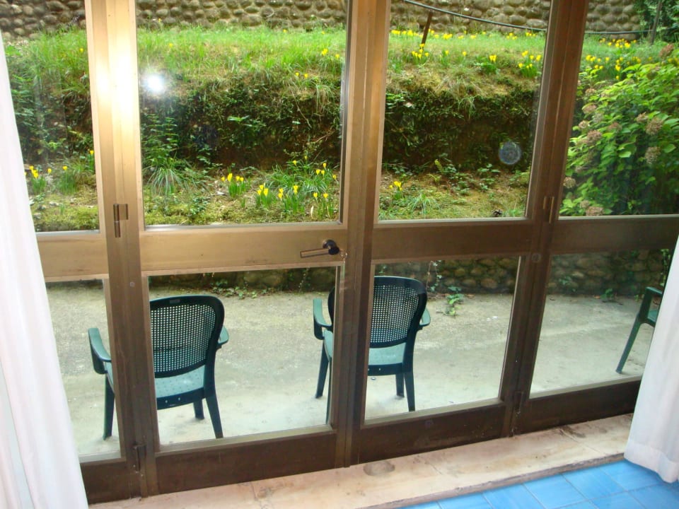 Terrasse im Souterrain, ohne Sonne Residenza Panorama